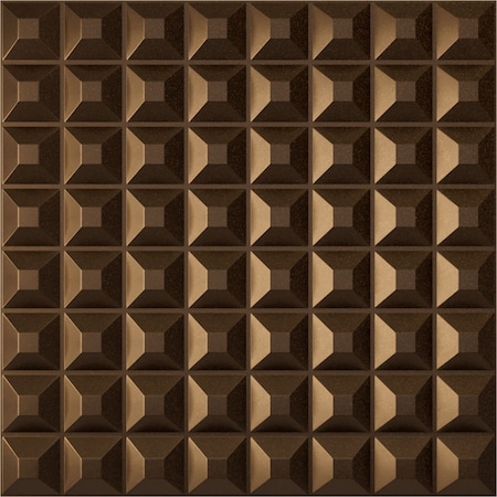 Ekena Millwork 19 5/8in. W x 19 5/8in. H Bradford EnduraWall Decorative 3D Wall Panel Covers 2.67 Sq. Ft. WP20X20BRCAB